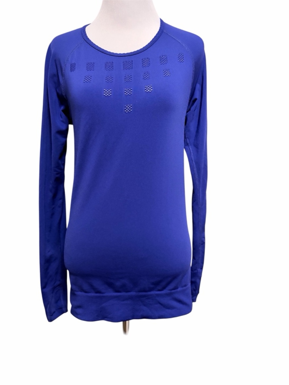 Athleta medium purple namaste Long Sleeve Performance Top